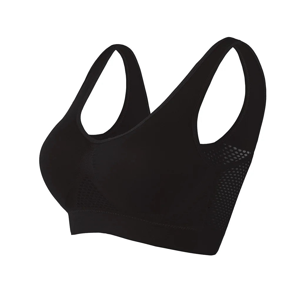 Brassière de sport respirante pour femmes — Soutien-gorge fitness avec coussinets amovibles — Sans coutures, push-up, idéale pour course et gym🚚 Livraison rapide en 8 à 12 jours ouvrés depuis la France FelizShop