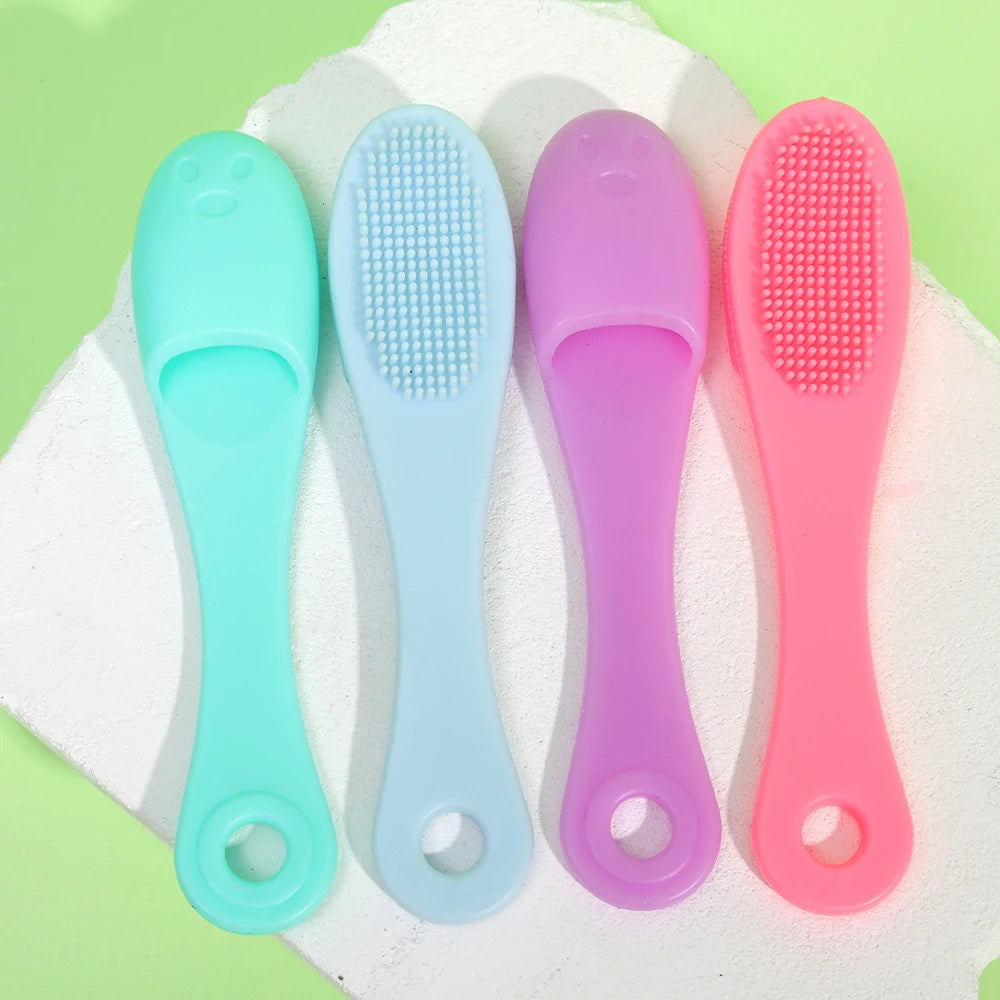 Soft Silicone Facial Cleansing Brush 2 in 1 Silicone Face Mask Brush & Face Scrubber For Exfoliating Massaging Remove Blackhead 🚚 Livraison rapide en 8 à 12 jours ouvrés depuis la France FelizShop