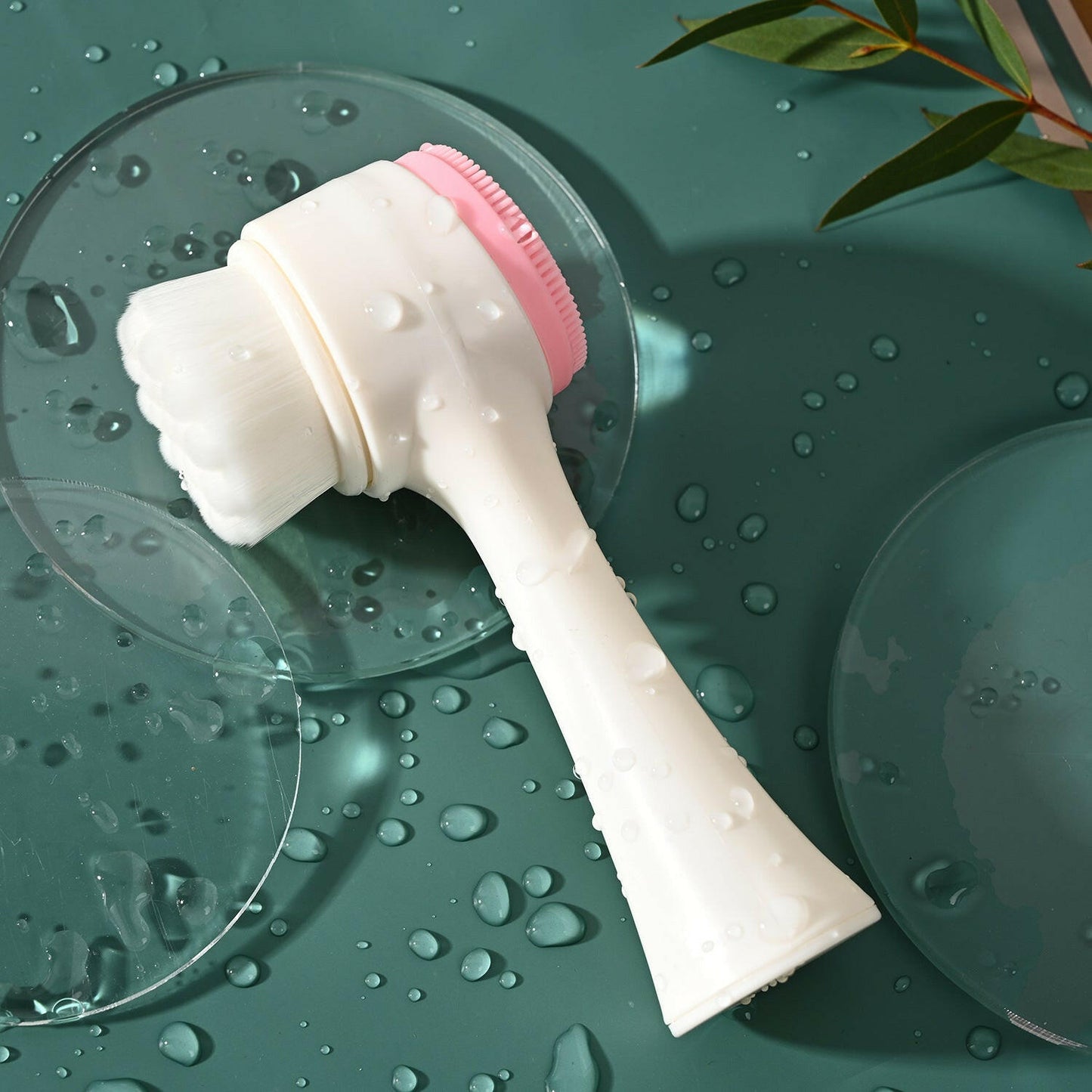 Silicone Facial Facial Cleansing Brush Manual Massage Facial Cleansing Brush Soft Bristles Silicone 3D Double-Sided Face Brushes 🚚 Livraison rapide en 8 à 12 jours ouvrés depuis la France FelizShop