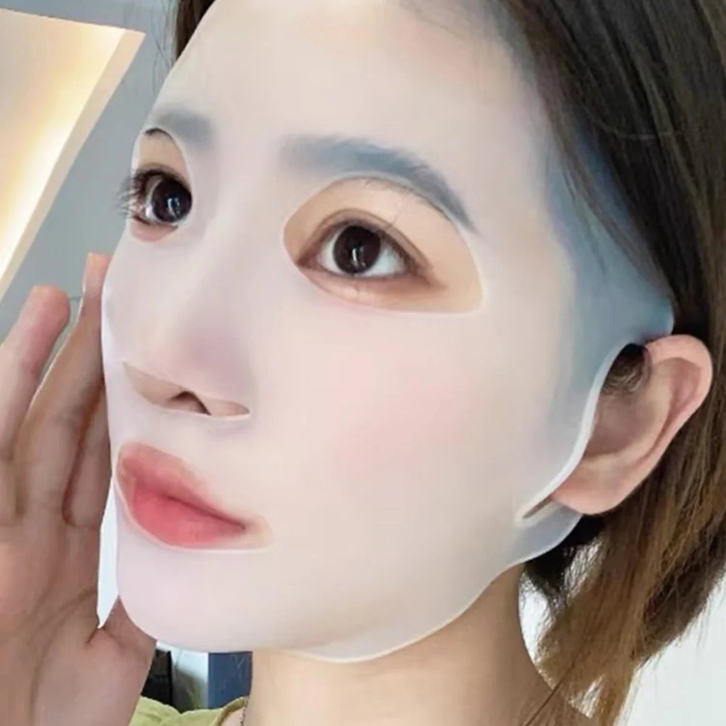Masque Couvre-Visage en Silicone 3D – Réutilisable avec Attache Oreilles – Pour Booster l’Hydratation & les Soins🚚 Livraison rapide en 8 à 12 jours ouvrés depuis la France FelizShop