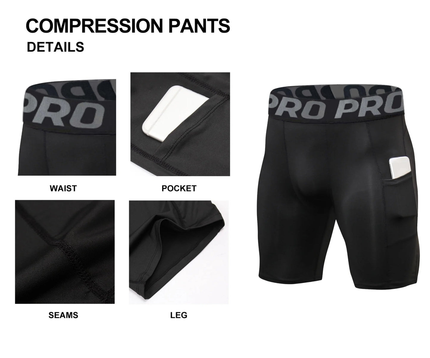 Shorts de Compression Homme – Avec Poche | Spandex & Performance
Tailles : S à XXL
Matière : spandex extensible, léger et respirant
Coupe : ajustée, maintien musculaire optimal
Utilisation : course, sport, entraînemen FelizShop