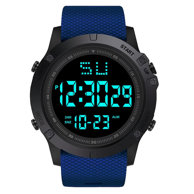 Montre sport homme multifonction — Montre militaire sportive, étanche, lumineuse LED digitale — Grande cadran, montre électronique pour enfants et étudiants
🚚 Livraison rapide en 8 à 12 jours ouvrés depuis la Fran FelizShop