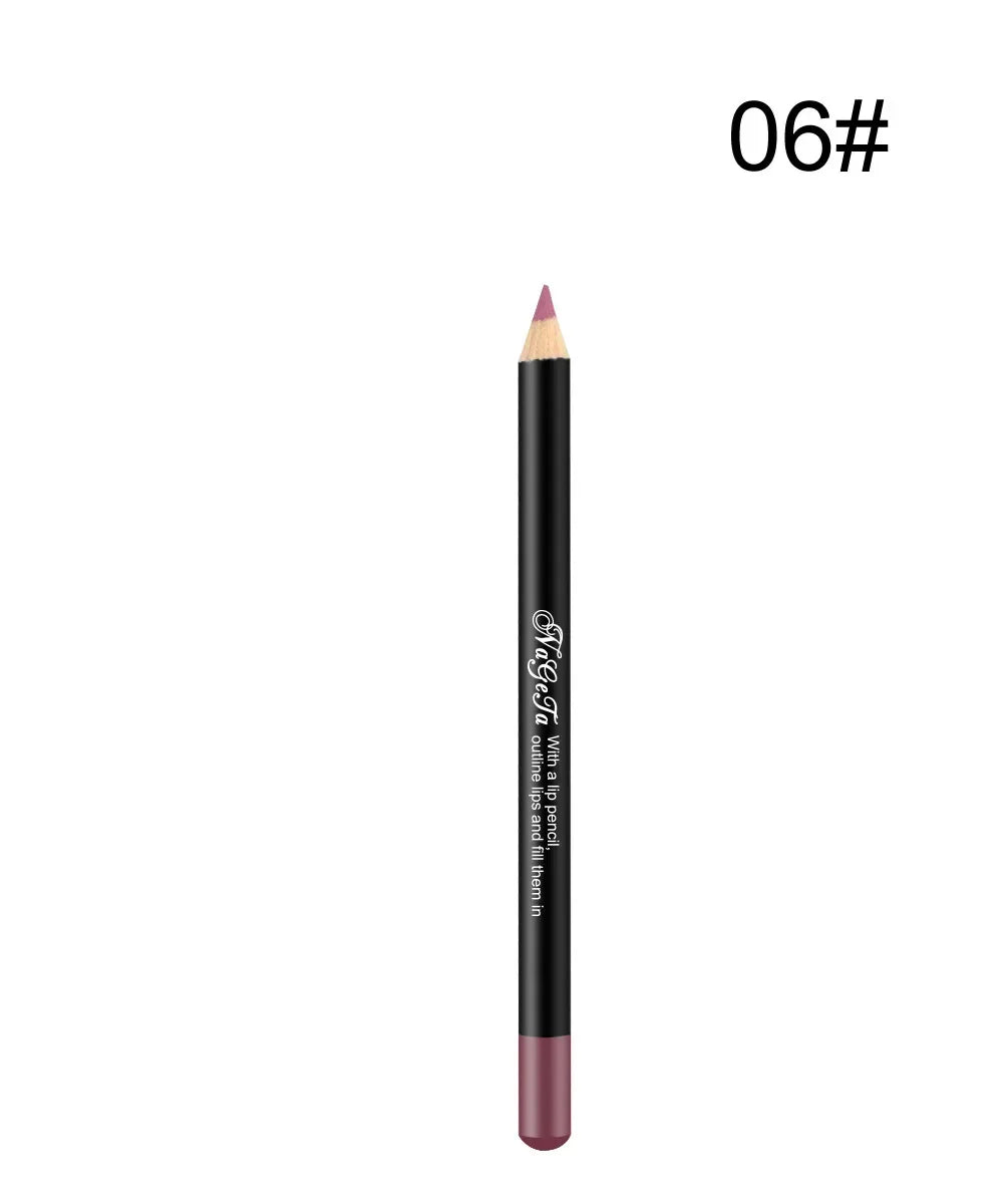 Set 12 Crayons à Lèvres Nude – Lip Liners Waterproof & Hydratants | Teintes Naturelles au Fini Mat🚚 Livraison rapide FelizShop