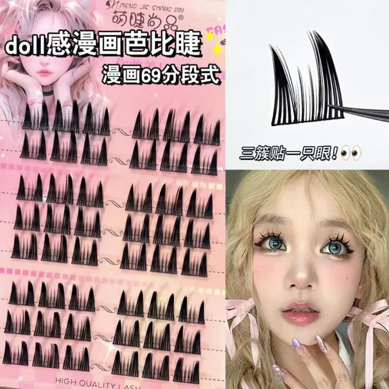 Faux-cils Segments Effet Fox Eyes – Regard Allongé & Naturel🚚Livraison gratuite rapide et sécurisé FR FelizShop