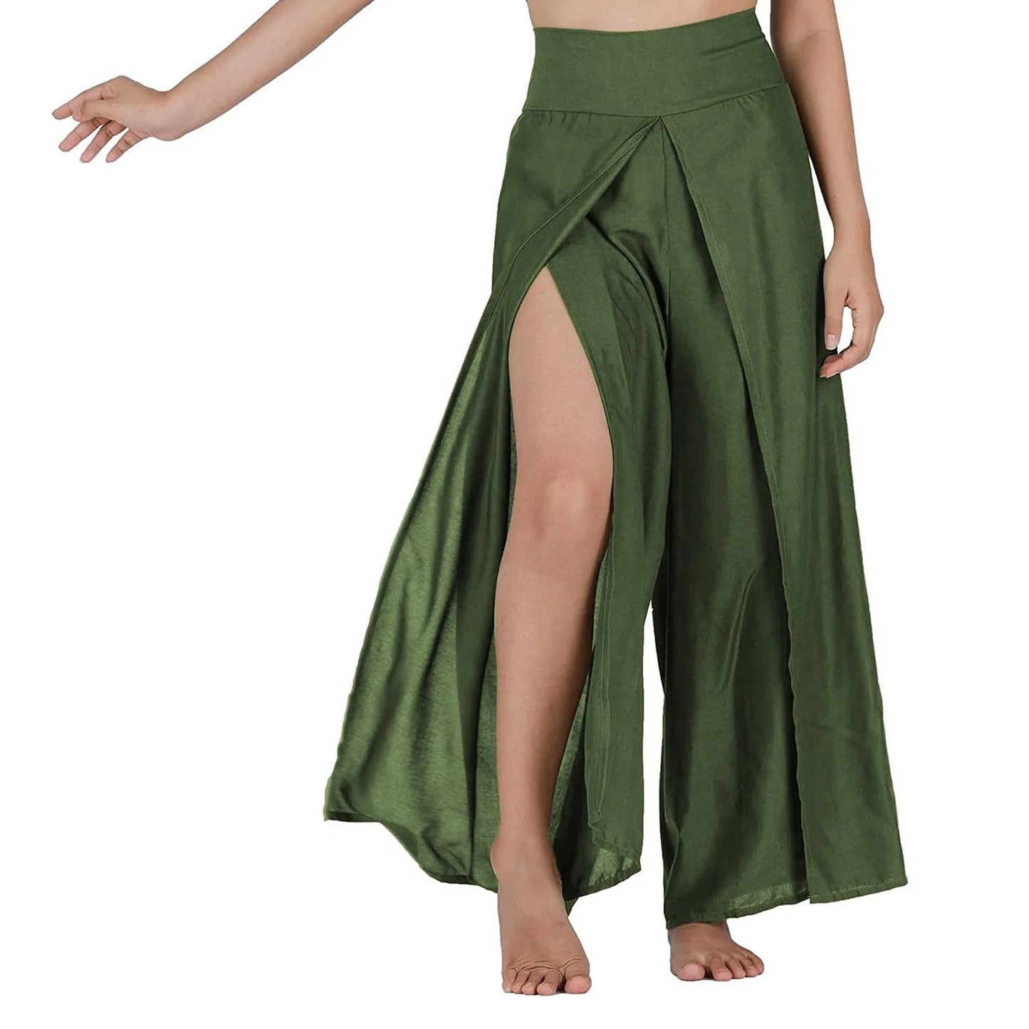 Pantalon Palazzo Femme Taille Haute – Plissé & Évasé | Style Plage
Tailles : S à XL
Matière : tissu léger, fluide et élastique
Coupe : taille haute, jambes larges évasées avec fentes latérales
Style : pantalon amp FelizShop