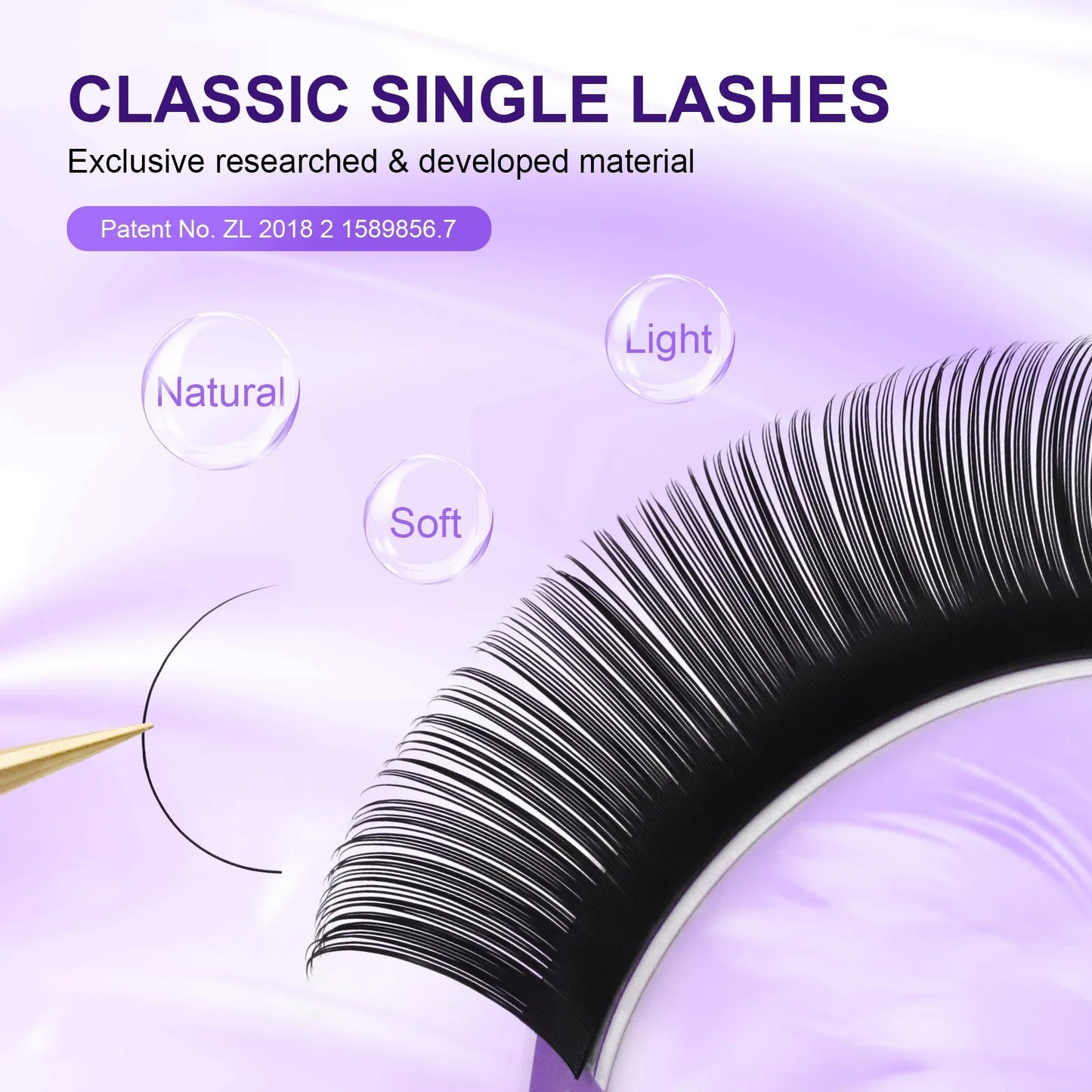 Extensions de Cils Individuels NAGARAKU – Cils Naturels Doux en Soie Synthétique | Haute Qualité Maquillage Pro🚚 Livraison rapide FelizShop