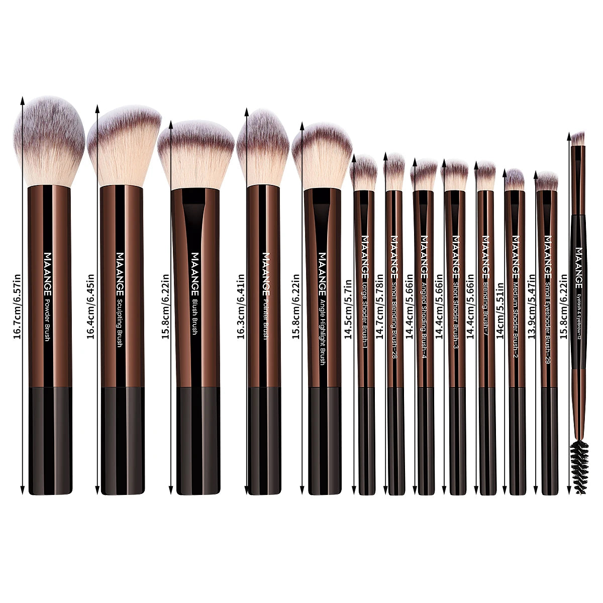 Pinceaux de maquillage professionnels pour une application parfaite et un rendu naturel des cosmétiques