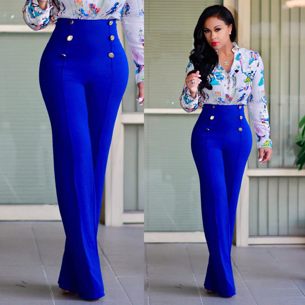casual high waist long pants women office lady slim shirts & blouses wild pantalones clothing elegant Button straight leg pants
🚚Livraison gratuite rapide et sécurisé FR FelizShop
