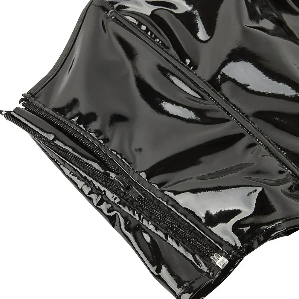 Corset Femme en Cuir PVC Brillant – Bustier Crop Y-Gothic Push-Up
Tailles : S à L
Matière : cuir PVC brillant, effet vinyle
Style : bustier crop top, fermeture éclair latérale, effet push-up
Look : Y-Gothic, mode altern FelizShop