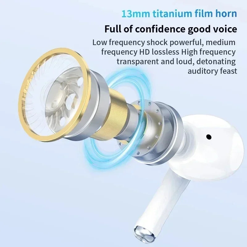 Air Pro True Wireless Bluetooth Earphones Headphones Bin Lanyard HiFi Sound Low Latency Noise Reduction Earbuds for IOS Android FelizShop