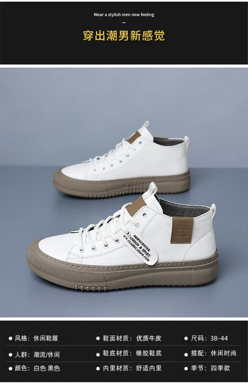 Sneakers Homme 2024 – Chaussures en Cuir Haut de Gamme à Lacets | Style Luxe & Semelle Rehaussante
🚚 Livraison rapide en 8 à 12 jours ouvrés depuis la France FelizShop