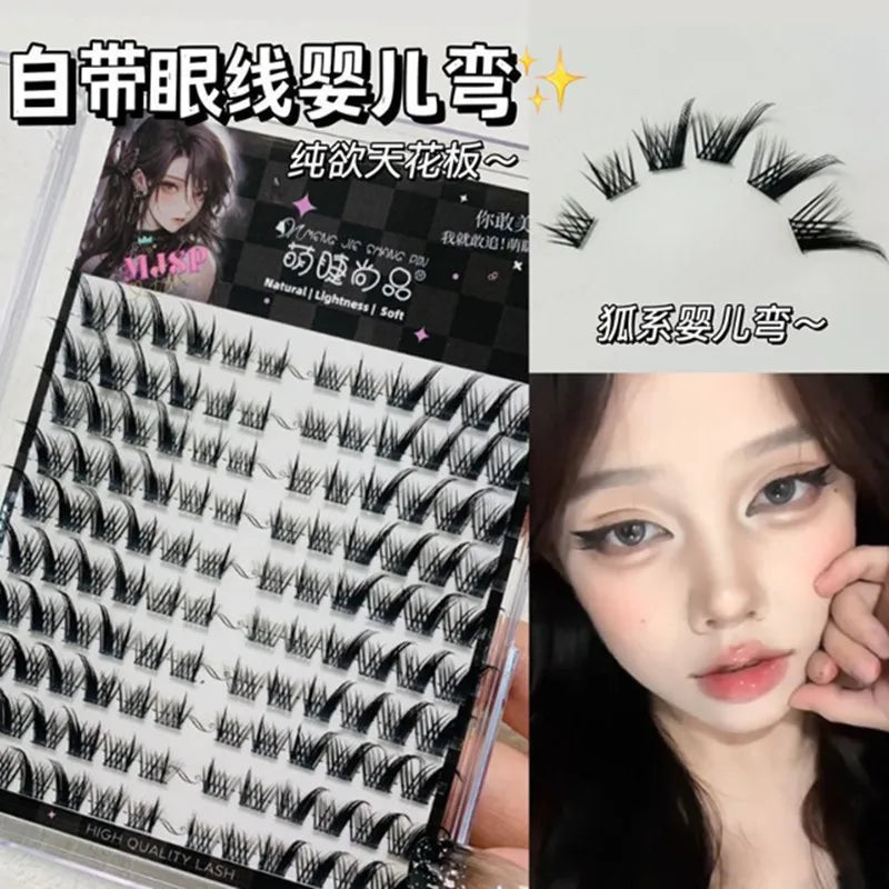 Faux-cils Segments Effet Fox Eyes – Regard Allongé & Naturel🚚Livraison gratuite rapide et sécurisé FR FelizShop
