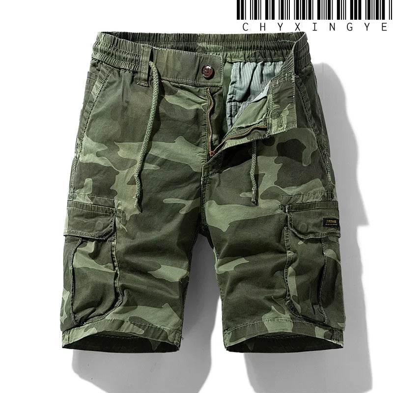 Cargo Shorts Men Spring Summer Breeches Cotton Bermuda Camouflage Denim Casual Multi-Pocket Pants Clothing Men’s Cargo Short 🚚 Livraison rapide en 8 à 12 jours ouvrés depuis la France FelizShop