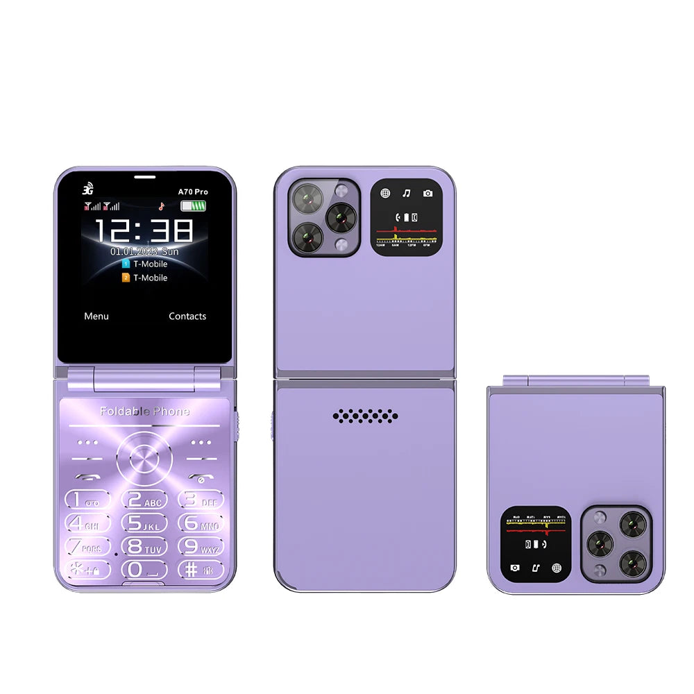 SERVO A70 PRO – Téléphone à Clapet 3G Double SIM avec Radio, Flash & Plus !
🚚Livraison gratuite rapide et sécurisé FR - FelizShop