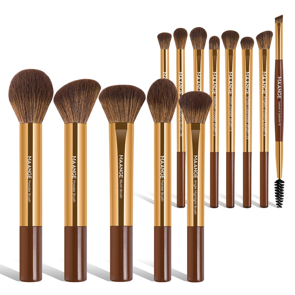 Pinceaux de maquillage professionnels pour une application parfaite et un rendu naturel des cosmétiques