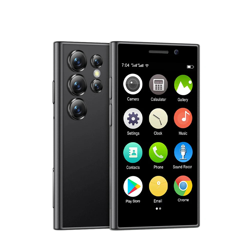 Smartphone mini original SERVO S24 – Téléphone portable 4G Android 10.0 avec reconnaissance faciale, GPS, écran 3", 2 Go RAM / 16 Go ROM, batterie 2000 mAh.🚚Livraison gratuite rapide et sécurisé FR FelizShop