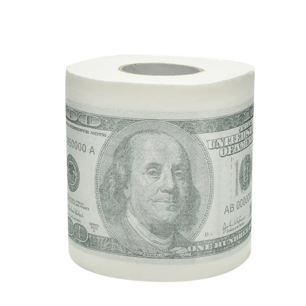 Papier Toilette Billet 100 Dollars – Gag Amusant et Cadeau Insolite FelizShop