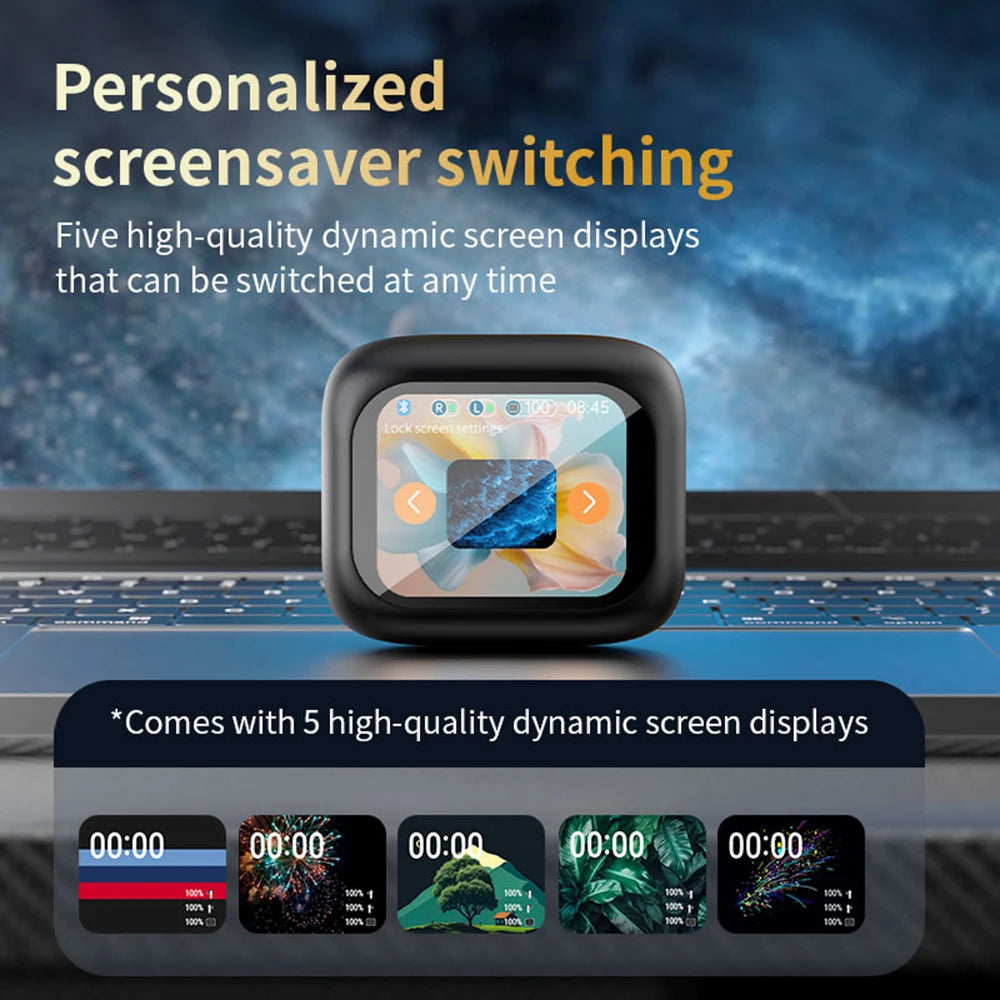 Écouteurs Sans Fil Bluetooth 5.4 – Écran Tactile & Réduction de Bruit Active (ANC) | Son HiFi & Micro ENC🚚 Livraison rapide en 8 à 12 jours ouvrés depuis la France FelizShop