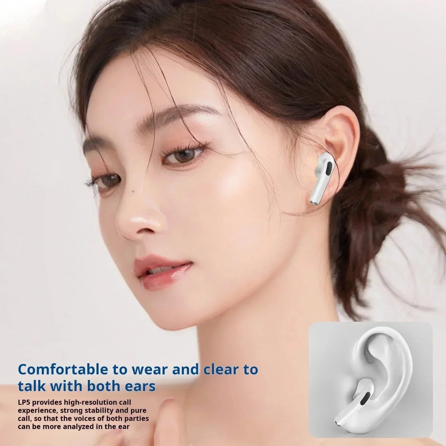 Air Pro True Wireless Bluetooth Earphones Headphones Bin Lanyard HiFi Sound Low Latency Noise Reduction Earbuds for IOS Android FelizShop