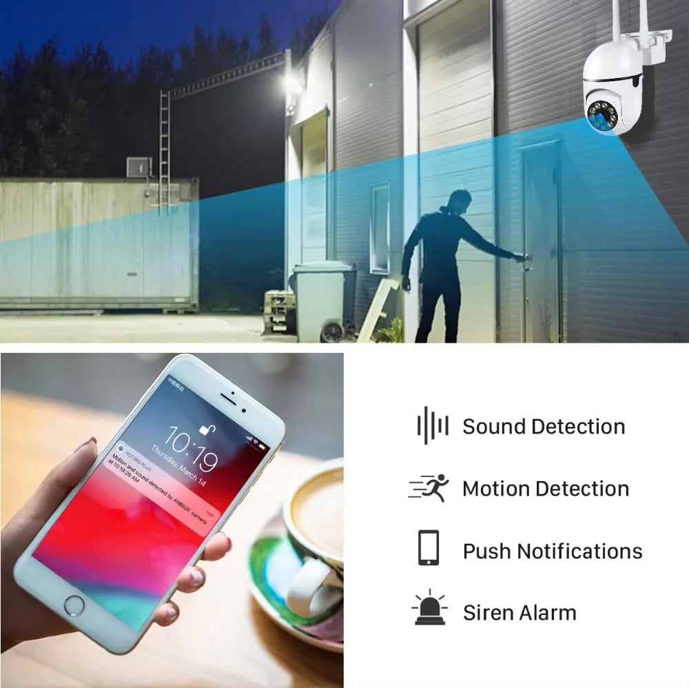 Caméra WiFi 1080P HD – Version Haute Qualité, Caméra Sans Fil 360° pour Intérieur et Extérieur
🚚 Livraison rapide en 8 à 12 jours ouvrés depuis la France FelizShop