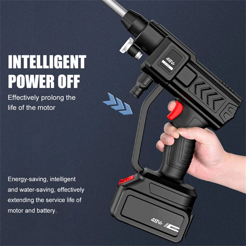 Pistolet de Lavage Haute Pression Sans Fil – 30 Bar, 20000mAh FelizShop
