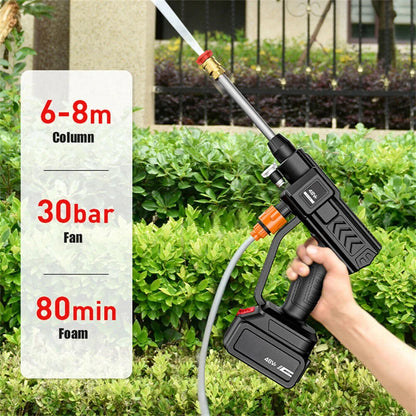 Pistolet de Lavage Haute Pression Sans Fil – 30 Bar, 20000mAh FelizShop