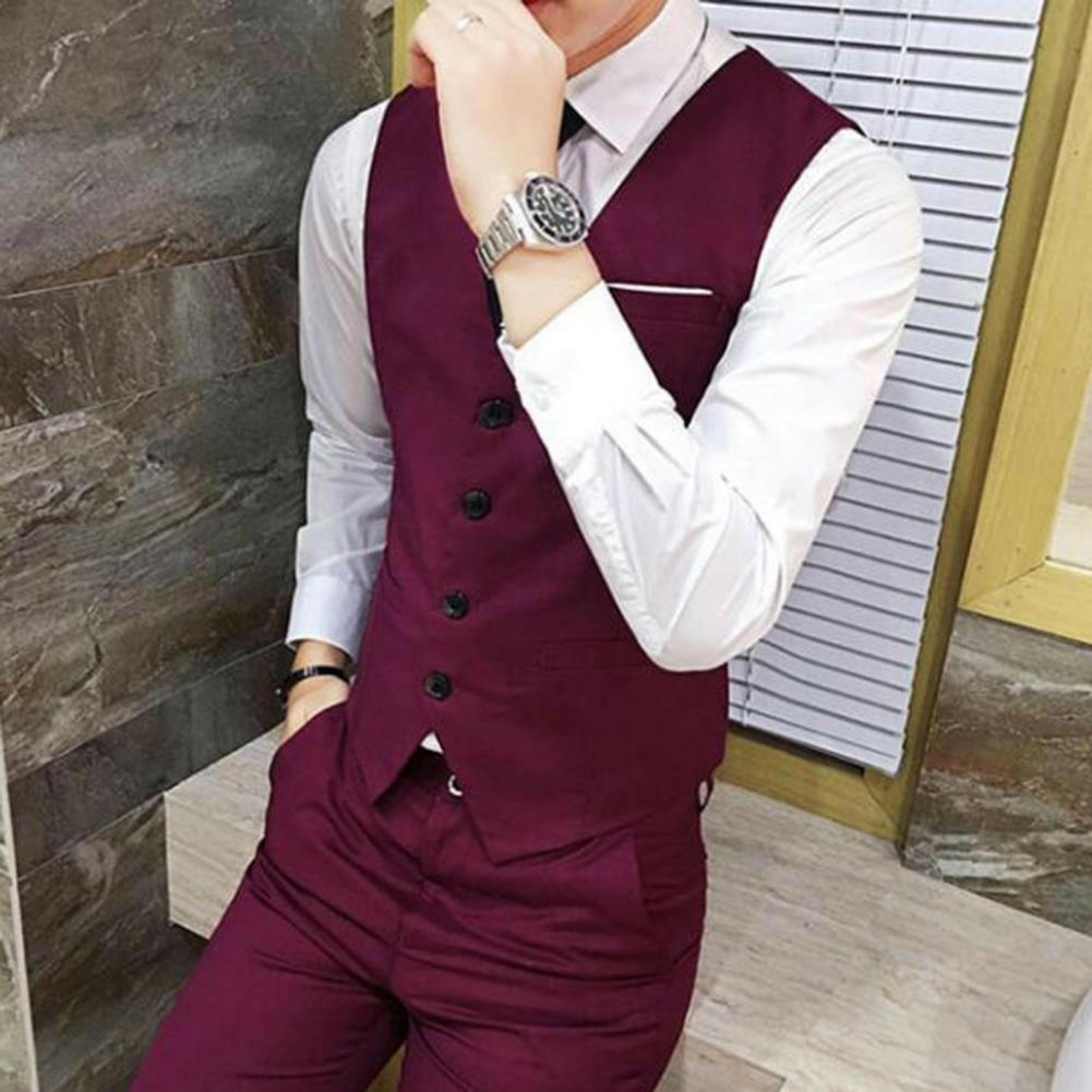 Gilet Homme Business – Slim Fit, Boutonnage Simple | Élégant, Confortable & Antifroissage🚚 Livraison rapide en 8 à 12 jours ouvrés depuis la France FelizShop