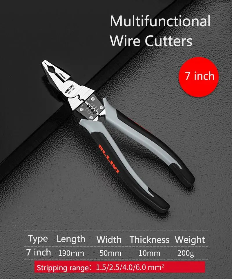 Pince Multifonction Électricien – Coupe-Fils & Pince Long Nez FelizShop
