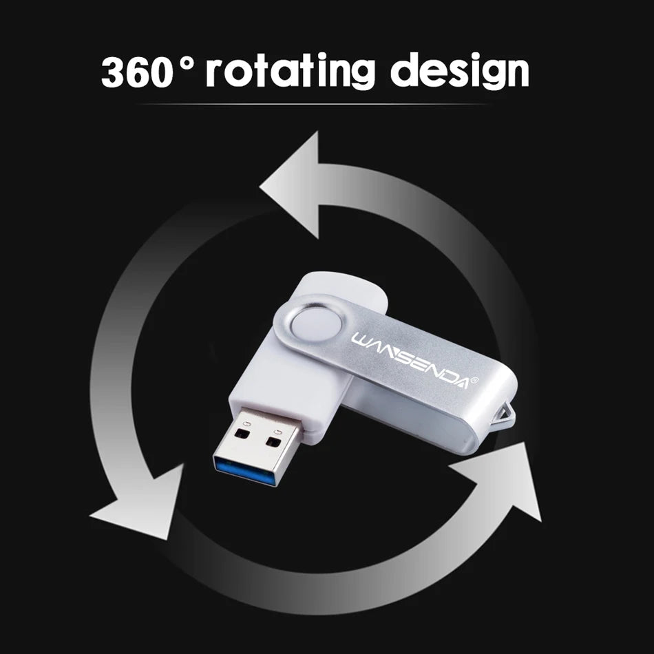 Clé USB 3.0 Métallique WANSENDA – 8Go à 256Go | Clé Pivotante Haute Vitesse & Durable 
🚚Livraison rapide gratuite et sécurisée FR FelizShop