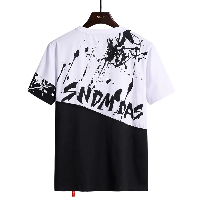 T-shirt Oversize Streetwear pour Homme – Manches Courtes, Style Hip-Hop, Grandes Tailles Jusqu’au 9XL  🚚 Livraison rapide en 8 à 12 jours ouvrés depuis la France FelizShop
