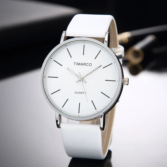 Montre Femme Élégante – Style Minimaliste & Bracelet Cuir – Mouvement Quartz🚚 Livraison rapide en 8 à 12 jours ouvrés depuis la France FelizShop