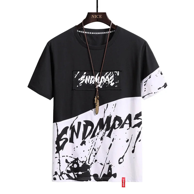 T-shirt Oversize Streetwear pour Homme – Manches Courtes, Style Hip-Hop, Grandes Tailles Jusqu’au 9XL  🚚 Livraison rapide en 8 à 12 jours ouvrés depuis la France FelizShop