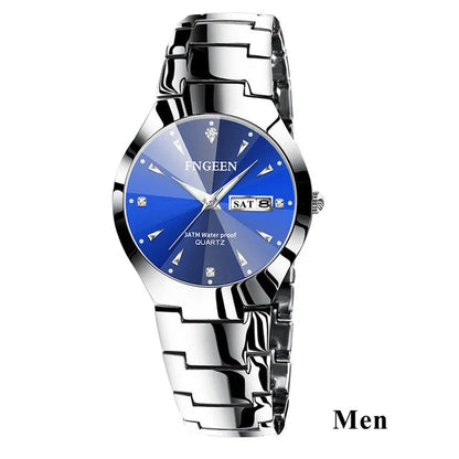 Montres Couple FNGEEN 2024 – Montre Homme & Femme de Luxe Acier Inoxydable FelizShop