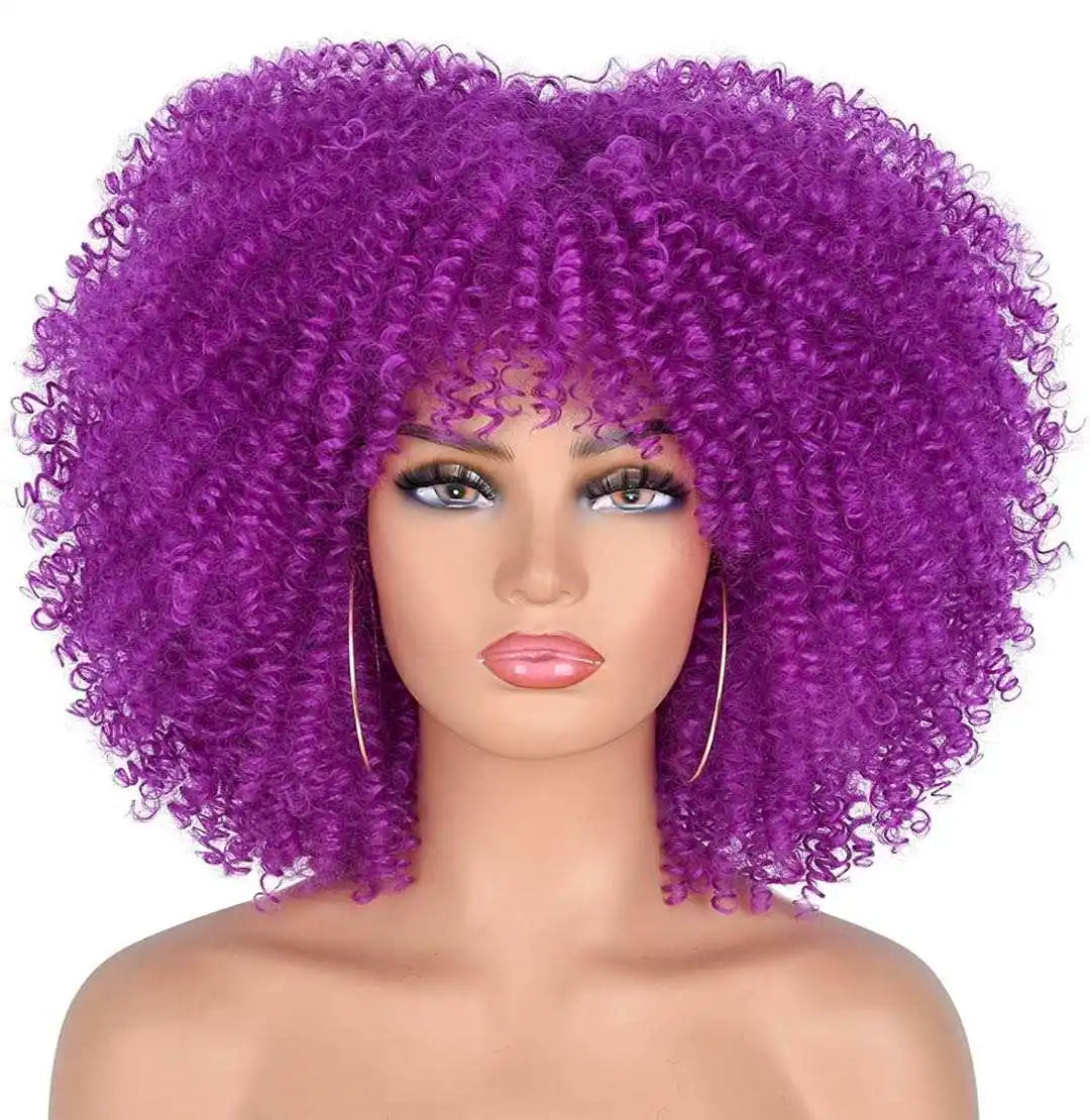20colors in Stock Afro Kinky Curly Wig Heat Resistant Short Kinky Curly Wigs Synthetic Hair Wig
🚚Livraison gratuite rapide et sécurisé FR FelizShop
