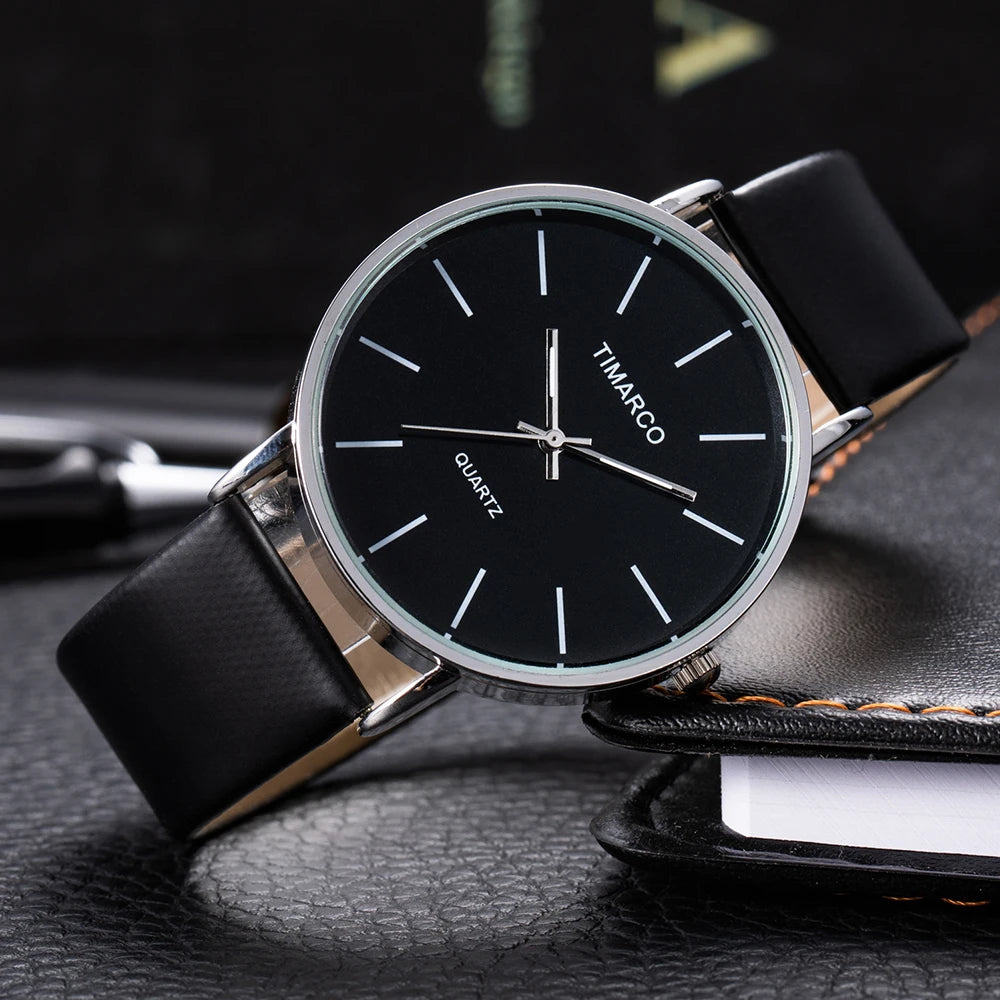 Montre Femme Élégante – Style Minimaliste & Bracelet Cuir – Mouvement Quartz🚚 Livraison rapide en 8 à 12 jours ouvrés depuis la France FelizShop