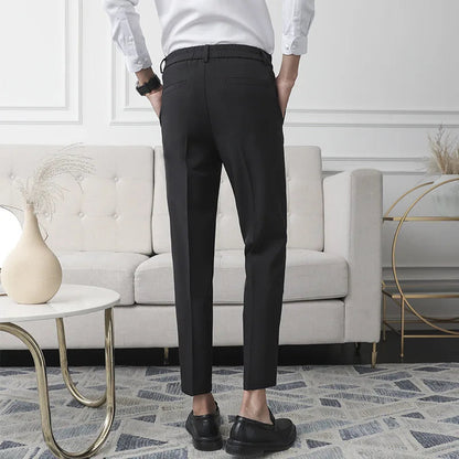 Pantalon de Costume Homme Slim – Tissu Infroissable, Coupe Droite Élégante🚚 Livraison rapide en 8 à 12 jours ouvrés depuis la France FelizShop