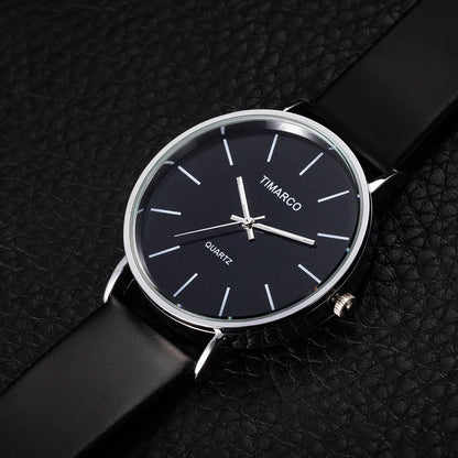 Montre Femme Élégante – Style Minimaliste & Bracelet Cuir – Mouvement Quartz🚚 Livraison rapide en 8 à 12 jours ouvrés depuis la France FelizShop