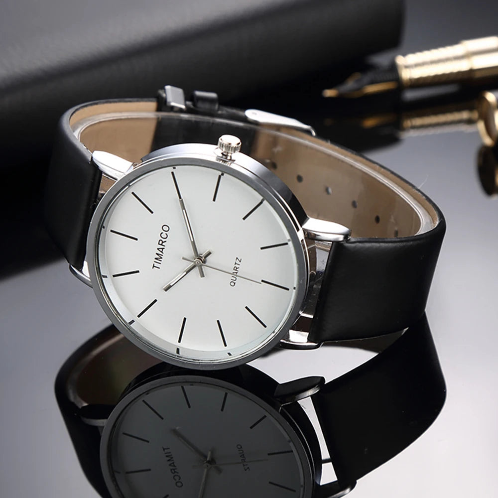 Montre Femme Élégante – Style Minimaliste & Bracelet Cuir – Mouvement Quartz🚚 Livraison rapide en 8 à 12 jours ouvrés depuis la France FelizShop