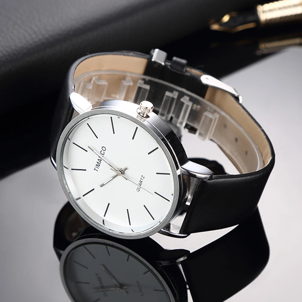 Montre Femme Élégante – Style Minimaliste & Bracelet Cuir – Mouvement Quartz🚚 Livraison rapide en 8 à 12 jours ouvrés depuis la France FelizShop