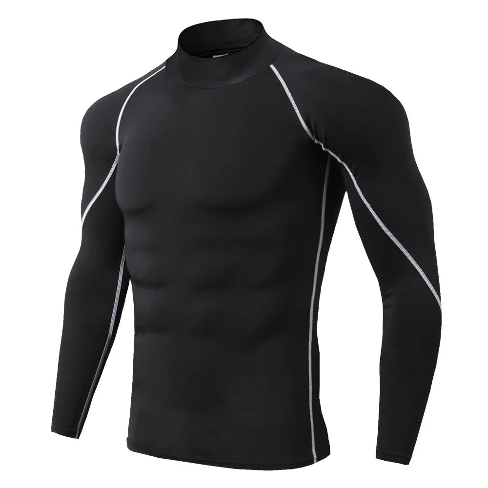 T-shirt de Sport Homme à Manches Longues – Haut de Compression Séchage Rapide, Idéal pour le Fitness, la Musculation, le Running et le Training🚚 Livraison rapide en 8 à 12 jours ouvrés depuis la France FelizShop