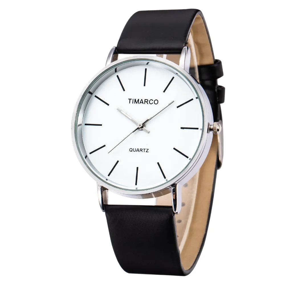 Montre Femme Élégante – Style Minimaliste & Bracelet Cuir – Mouvement Quartz🚚 Livraison rapide en 8 à 12 jours ouvrés depuis la France FelizShop