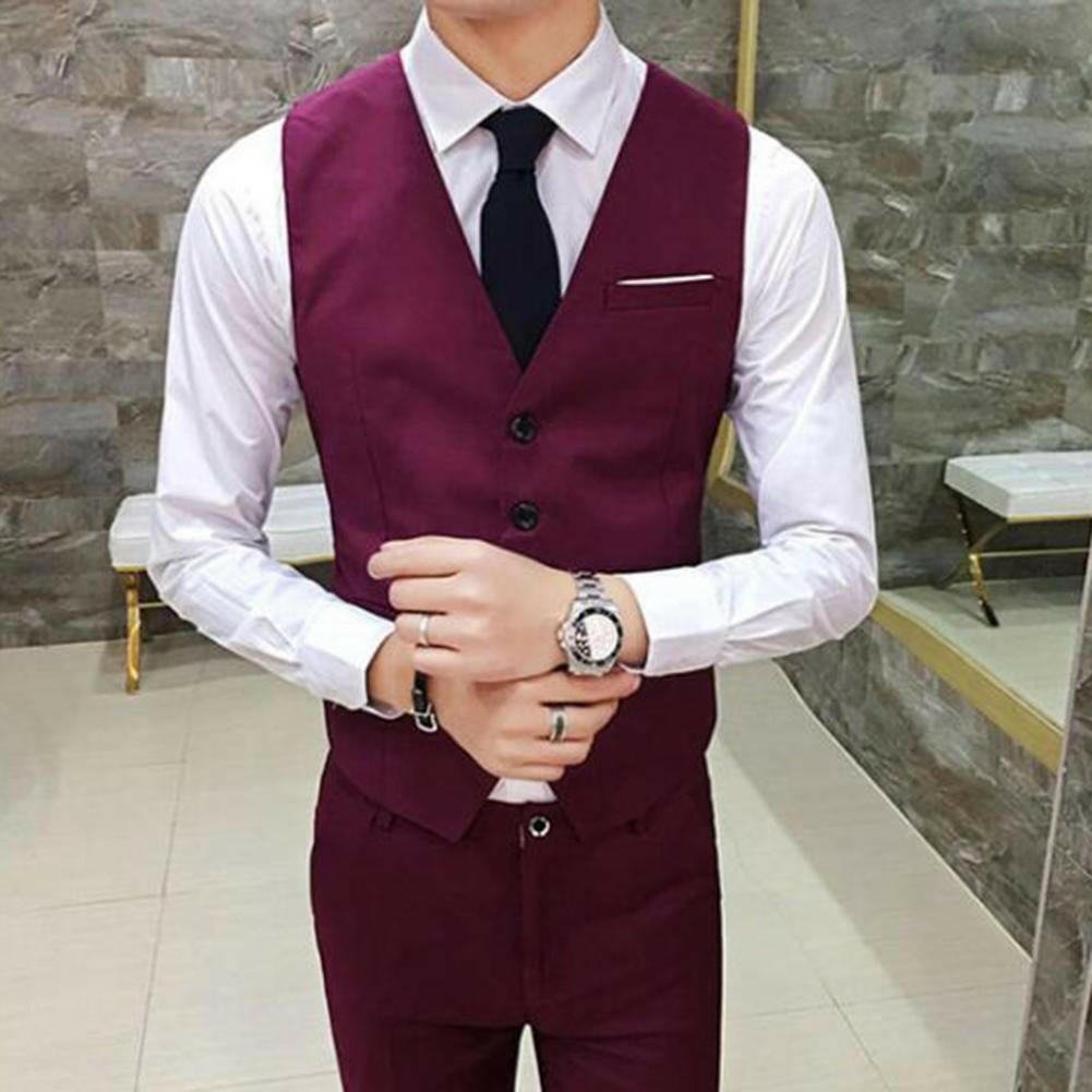 Gilet Homme Business – Slim Fit, Boutonnage Simple | Élégant, Confortable & Antifroissage🚚 Livraison rapide en 8 à 12 jours ouvrés depuis la France FelizShop