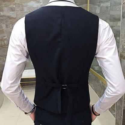 Gilet Homme Business – Slim Fit, Boutonnage Simple | Élégant, Confortable & Antifroissage🚚 Livraison rapide en 8 à 12 jours ouvrés depuis la France FelizShop