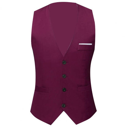 Gilet Homme Business – Slim Fit, Boutonnage Simple | Élégant, Confortable & Antifroissage🚚 Livraison rapide en 8 à 12 jours ouvrés depuis la France FelizShop