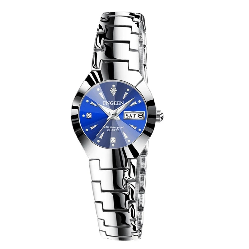 Montres Couple FNGEEN 2024 – Montre Homme & Femme de Luxe Acier Inoxydable FelizShop