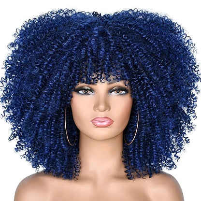 20colors in Stock Afro Kinky Curly Wig Heat Resistant Short Kinky Curly Wigs Synthetic Hair Wig
🚚Livraison gratuite rapide et sécurisé FR FelizShop