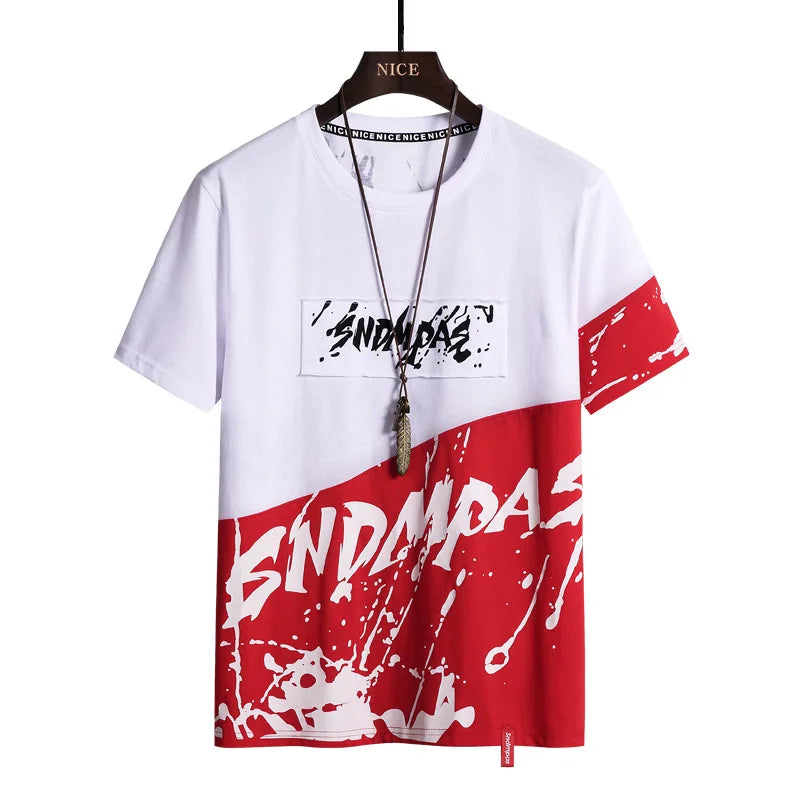 T-shirt Oversize Streetwear pour Homme – Manches Courtes, Style Hip-Hop, Grandes Tailles Jusqu’au 9XL  🚚 Livraison rapide en 8 à 12 jours ouvrés depuis la France FelizShop