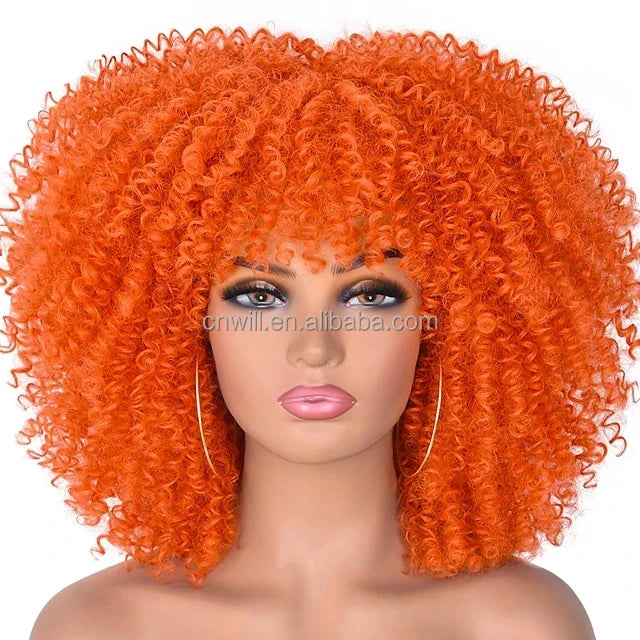 20colors in Stock Afro Kinky Curly Wig Heat Resistant Short Kinky Curly Wigs Synthetic Hair Wig
🚚Livraison gratuite rapide et sécurisé FR FelizShop