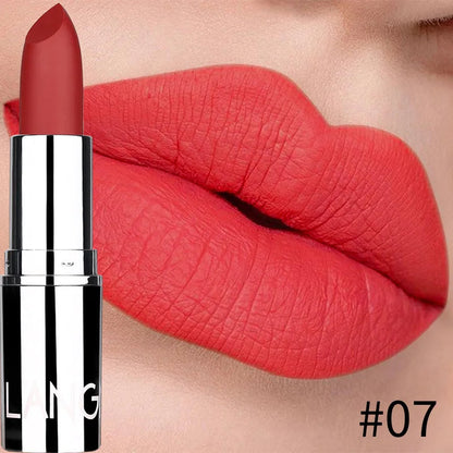 Rouge à Lèvres Mat Velours – Waterproof & Longue Tenue | 8 Couleurs Sexy, Non-Transfert & Hydratant🚚 Livraison rapide FelizShop