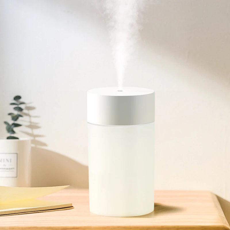 260ML USB Ultrasonic Air Humidifier LED Lamp Mini Essential Oil Diffuser Car Purifier Aroma Anion Mist Maker With Romantic Light (🚚 Livraison rapide en 8 à 12 jours ouvrés depuis la France FelizShop